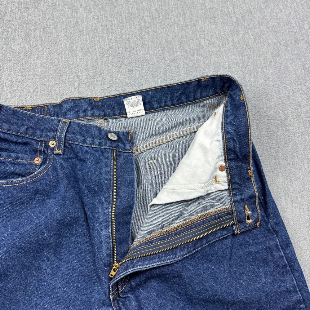 Vintage Levis 517 Jeans Men 35X31 Blue Denim Bootcut Classic Rodeo Made In USA